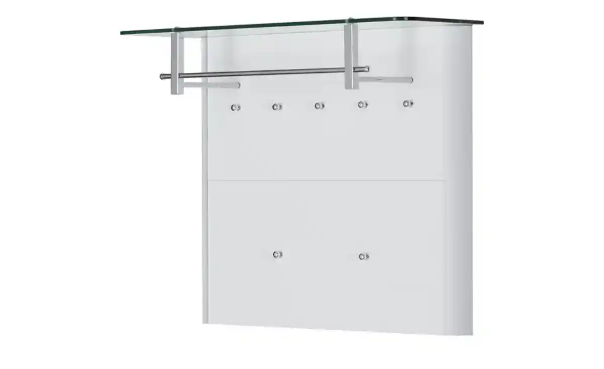 Bild 3 von Garderobenpaneel   ¦ weiß ¦ MDF-Platte ¦ Maße (cm): B: 96 H: 78 T: 33.0 Garderoben & Kleiderstangen > Wandgarderoben - Möbel Kraft