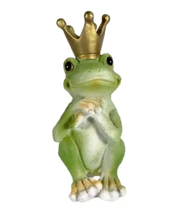 Bild 1 von Deko-Frosch mit Krone, grün