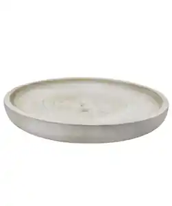 Dekotablett mit Maserung, naturfarben