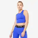 Bild 1 von DOMYOS Crop Top Damen - FTA 120 blau