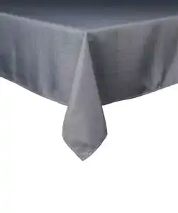 Graue Tischdecke, grau