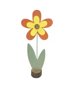 Deko-Blume Frühling, orange