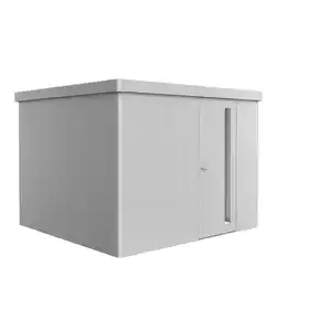 Biohort Gerätehaus 'Neo 3C' silber-metallic 292 x 292 cm mit Standardtür