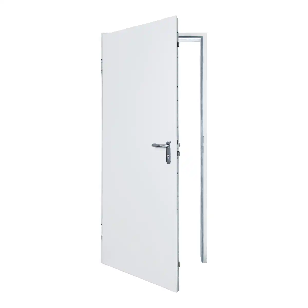 Bild 1 von Hörmann Sicherheits-Nebeneingangstür 'KSI 40' weiß 87,5 x 200 cm, links