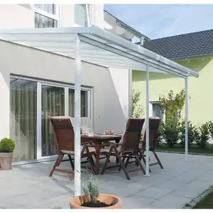 Gutta Terrassenüberdachung 'Typ C' 546 x 306 cm weiß