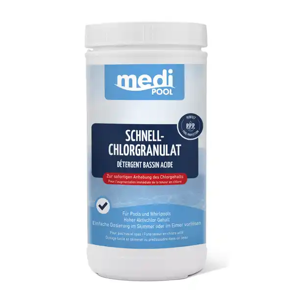 Bild 1 von mediPOOL Schnell-Chlorgranulat 1000 g