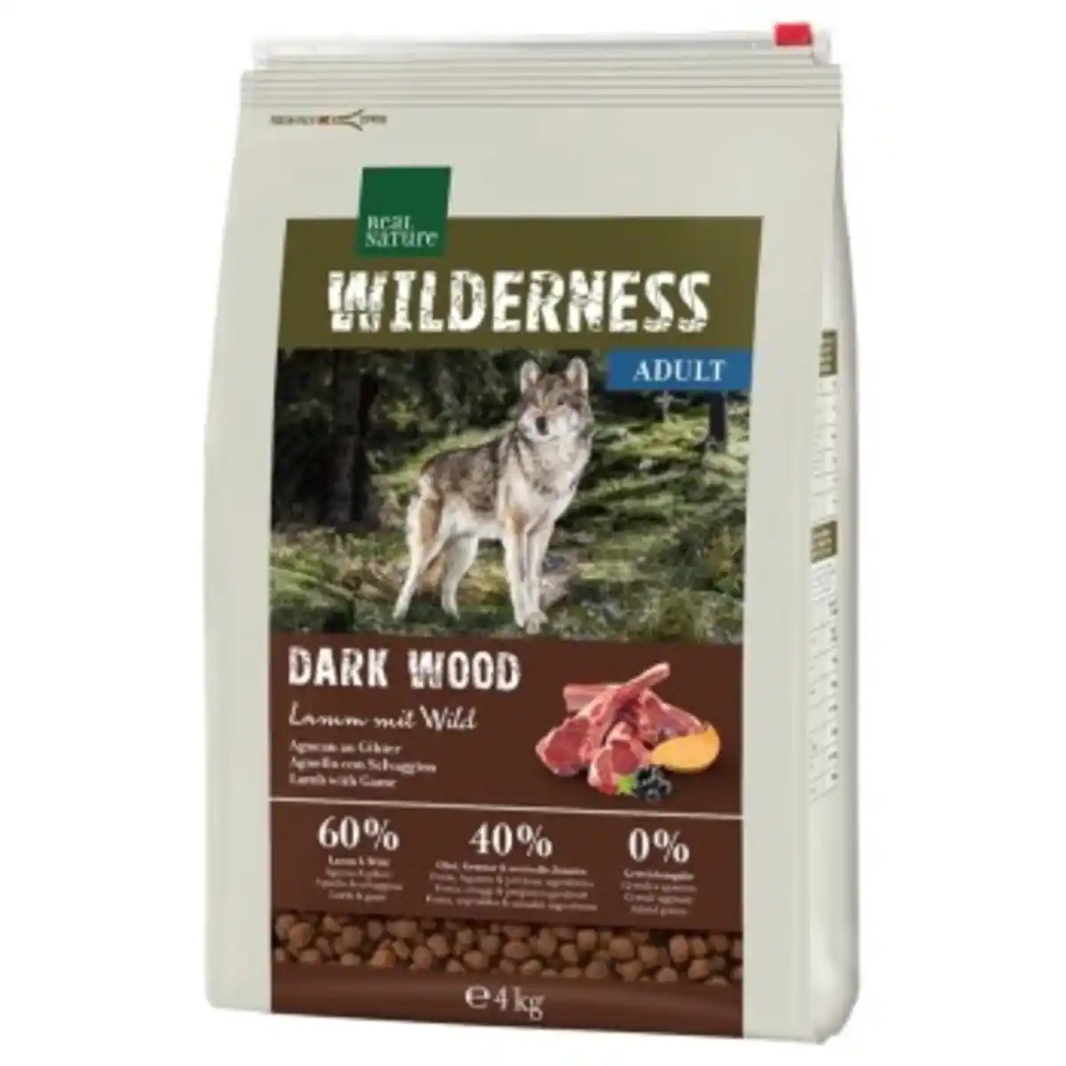 Bild 1 von REAL NATURE WILDERNESS Dark Wood Lamm mit Wild 4 kg