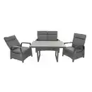 Bild 1 von bellavista® Dining-Lounge-Set 'Orlando' grau 4-teilig
