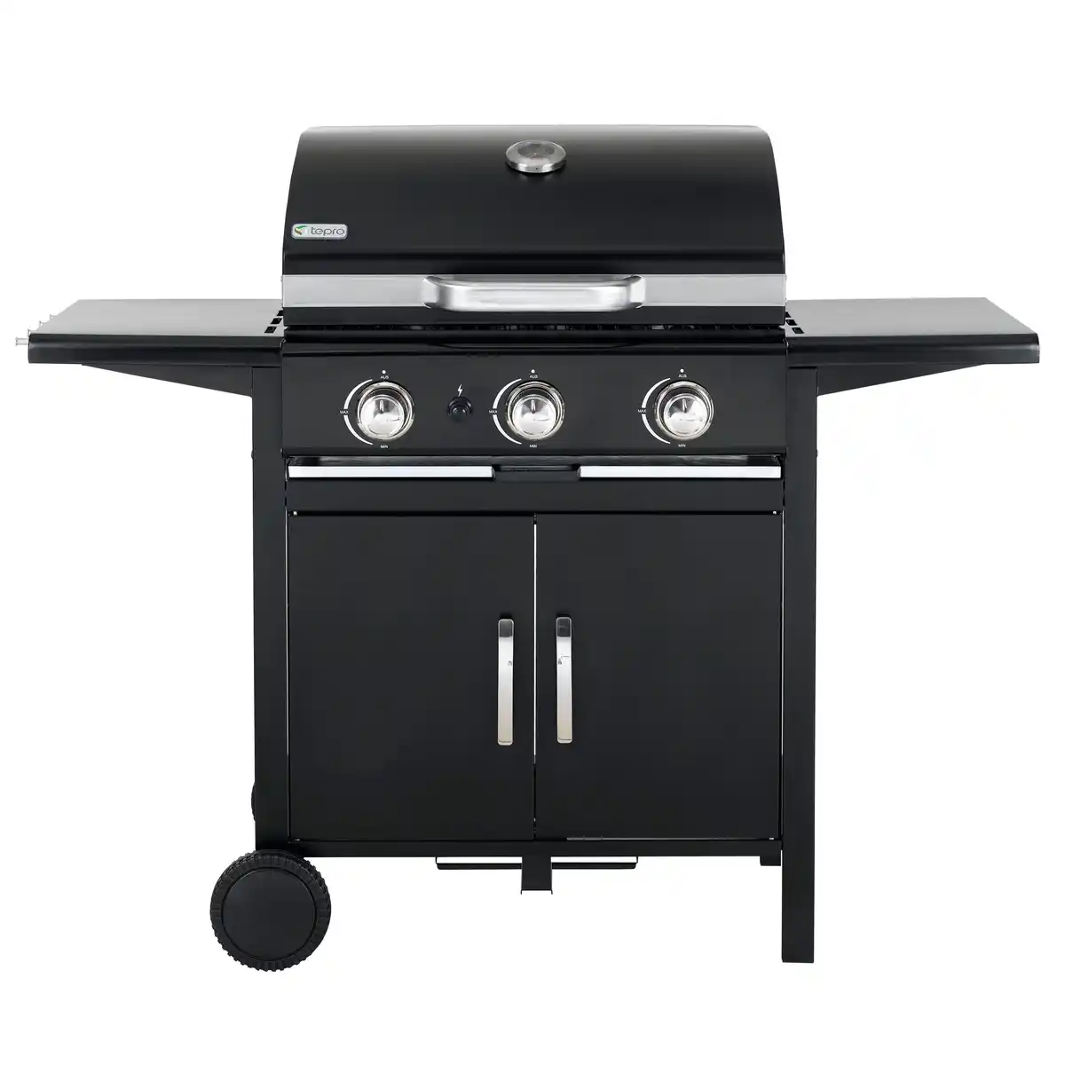 Bild 1 von Tepro Gasgrill 'Mayfield 3' schwarz 127 x 103 x 58 cm