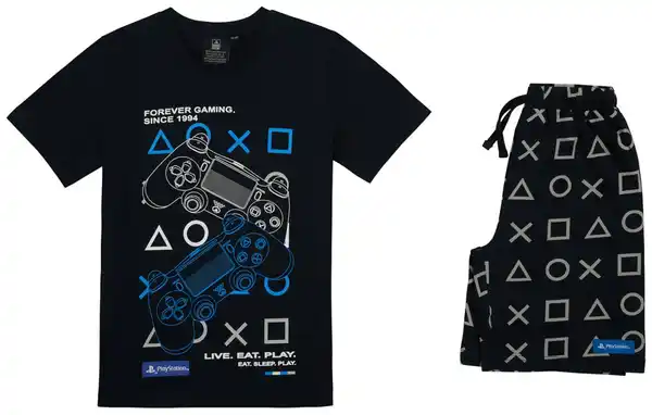 Bild 2 von Kinder-Shorty-Pyjama »PlayStation«, 2-teilig