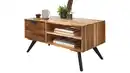 Bild 1 von Couchtisch mit Schublade Akazie massiv lackiert 95 x 45 cm - CAYA