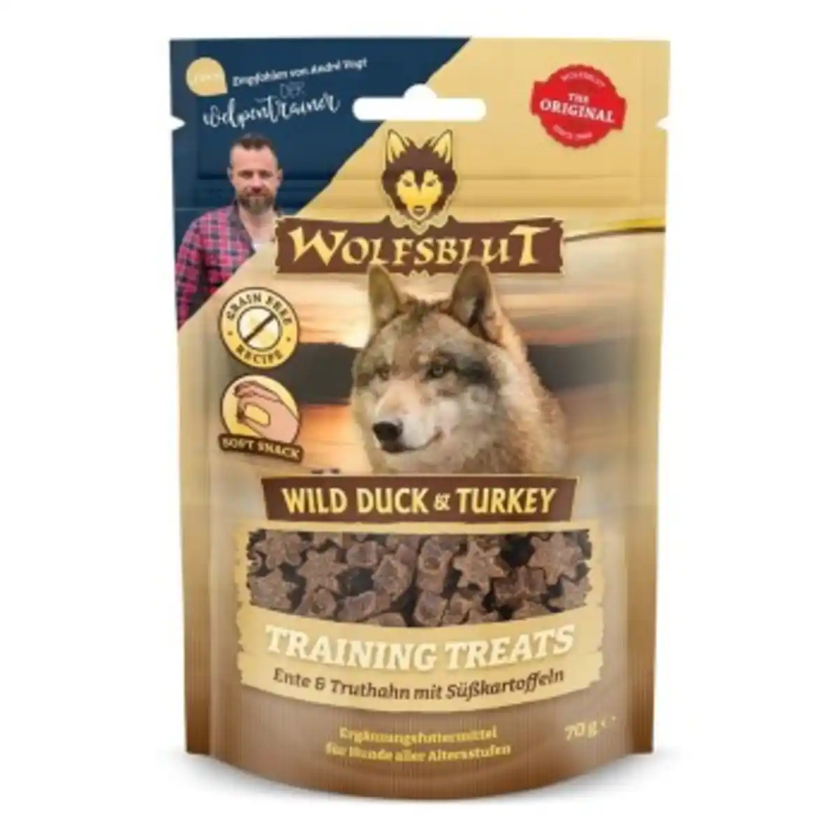 Bild 1 von WOLFSBLUT - Training Treats Wild Duck & Turkey 2x70g