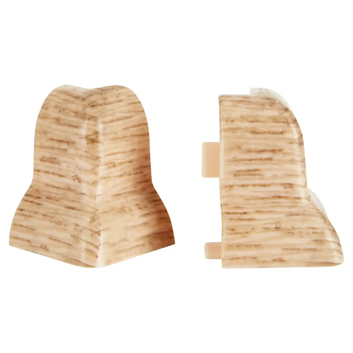 Bild 1 von toom Außenecke für Sockelleiste geschwungen Eiche sägerau, 2 Stück