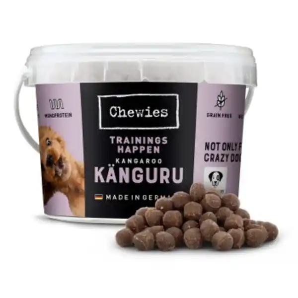 Bild 1 von Chewies Trainings-Happen Monoprotein-Snack 300g Känguru