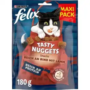 Felix Tasty Nuggets 6 x 180 g Rind und Lamm