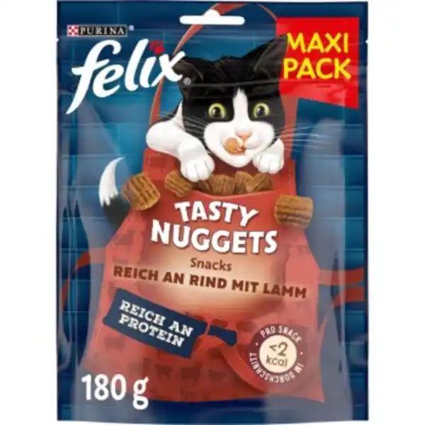 Bild 1 von Felix Tasty Nuggets 6 x 180 g Rind und Lamm