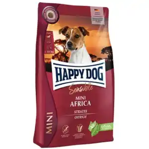 HAPPY DOG Sensible Trockenfutter Hund Adult, Mini Africa 800 g