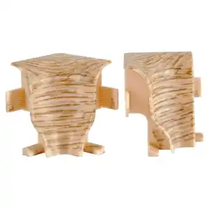 toom Innenecke geschwungen Eiche sägerau 20 x 40 mm, 2 Stück