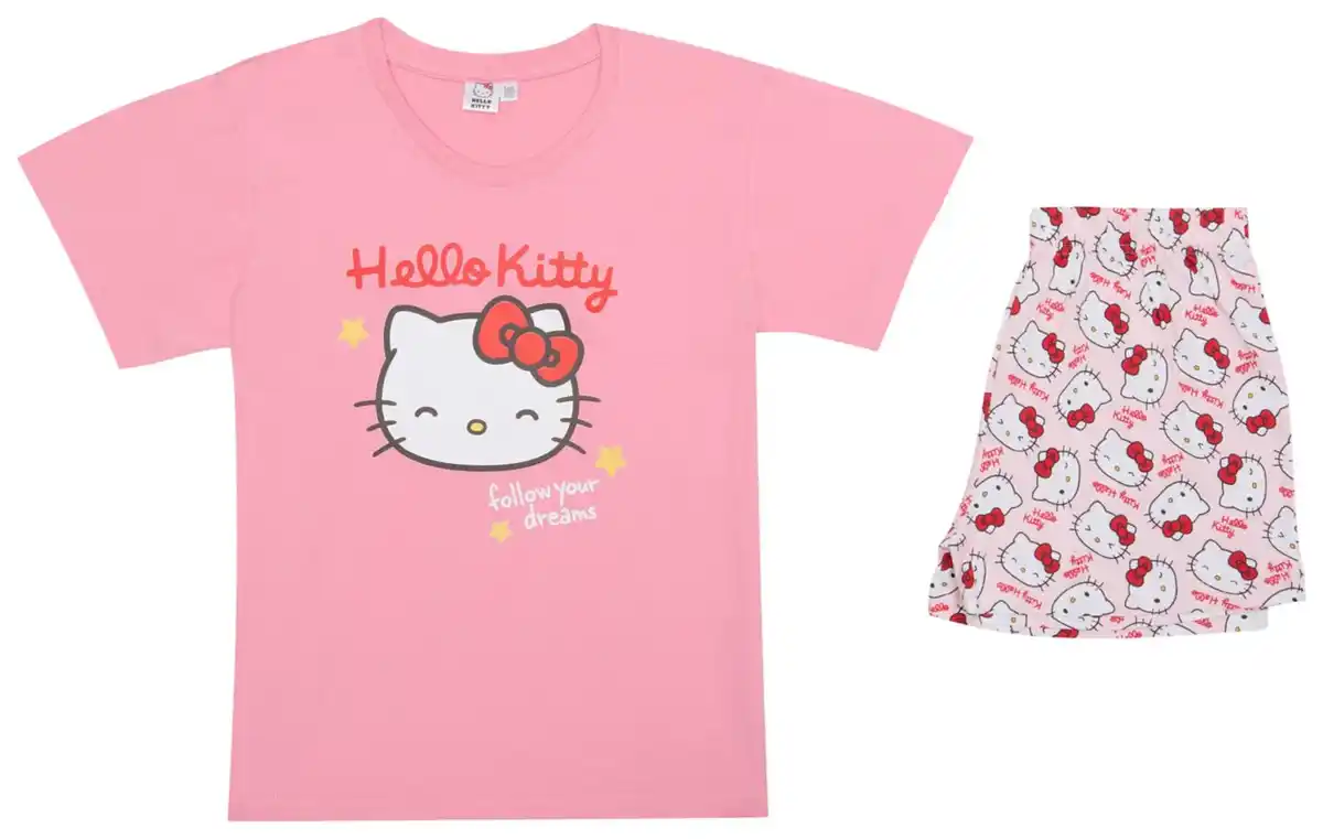 Bild 3 von Kinder-Shorty-Pyjama »Hello Kitty«, 2-teilig