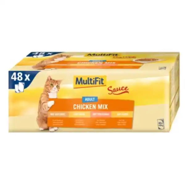Bild 1 von MultiFit Adult Sauce Chicken Mix Multipack 48x100 g