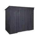 Bild 1 von Globel Metallgerätehaus 'Skillion S84' anthrazit 234 x 113 cm