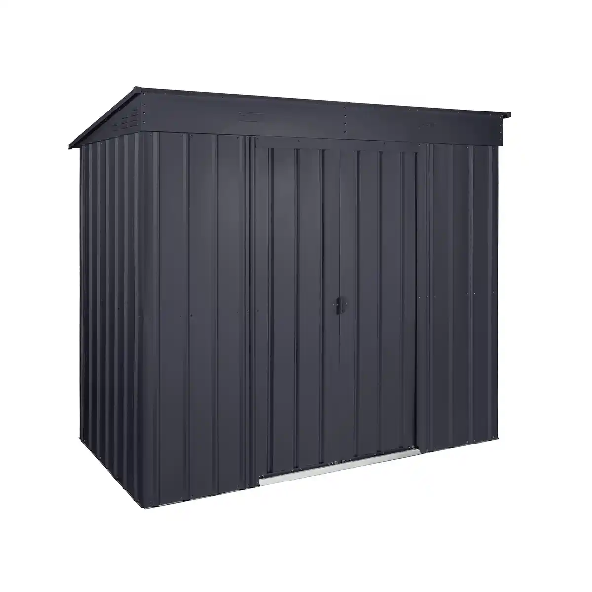 Bild 1 von Globel Metallgerätehaus 'Skillion S84' anthrazit 234 x 113 cm