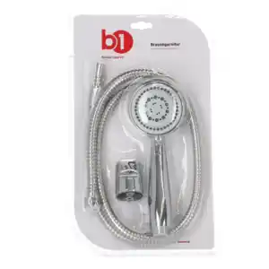 B1 Brausegarnitur chromfarben 150 cm