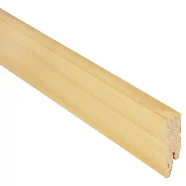 Bild 1 von Kosche Clip-Sockelleiste gerade 2400 x 58 x 16 mm Pinie Landhaus