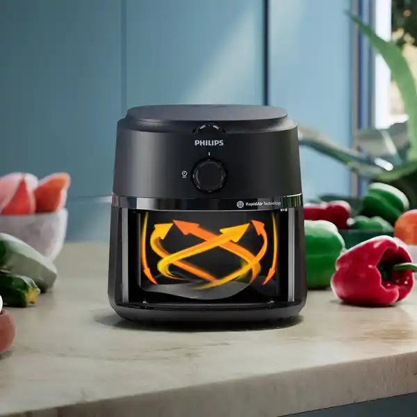 Bild 3 von PHILIPS Heißluftfritteuse »Airfryer NA110/00«