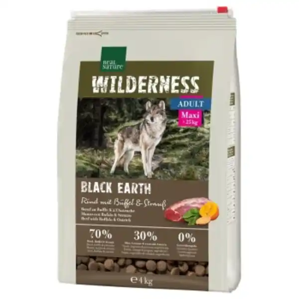 Bild 1 von REAL NATURE WILDERNESS Maxi Adult Black Earth Rind mit Strauß & Büffel 4 kg