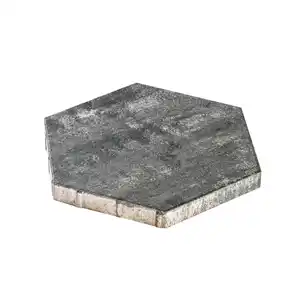 Diephaus Terrassenplatte 'T-Court Hexagon' Beton grau 46 x 40 x 4 cm