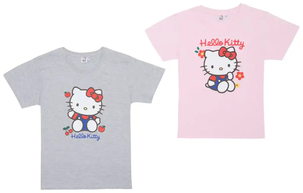 Bild 2 von Kinder-T-Shirts »Hello Kitty«, 2-St.-Packg.