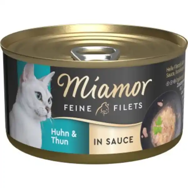 Bild 1 von Miamor Feine Filets in Sauce 24 x 85g Thunfisch und Huhn