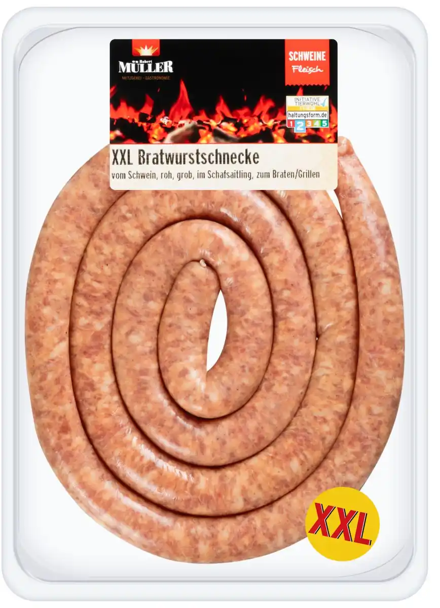 Bild 1 von ROBERT MÜLLER Bratwurstschnecke XXL, 500-g-Packg.
