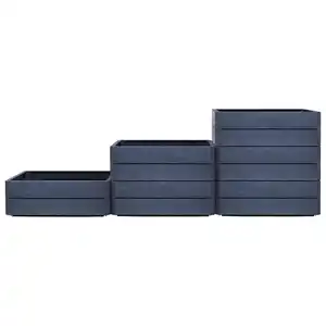 GARANTIA Hochbeet 'Ergo Vario 2 Stone' anthrazit 120 x 75 x 80 cm