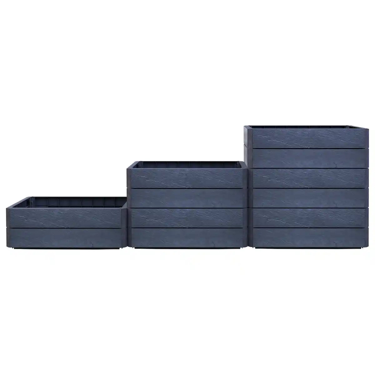 Bild 1 von GARANTIA Hochbeet 'Ergo Vario 2 Stone' anthrazit 120 x 75 x 80 cm