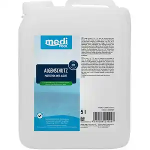 mediPOOL Algenschutz schaumarm 5 Liter hochkonzentriert, für die Poolpflege