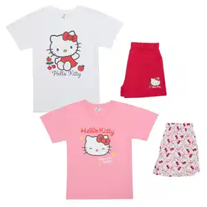 Kinder-Shorty-Pyjama »Hello Kitty«, 2-teilig