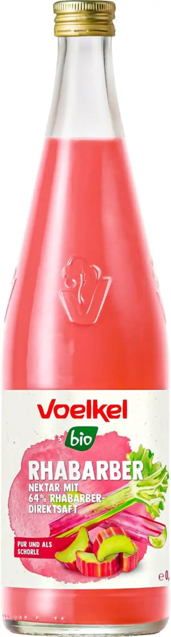 Bild 1 von VOELKEL Bio-Rhabarber-Nektar, 0,7-l-Fl.