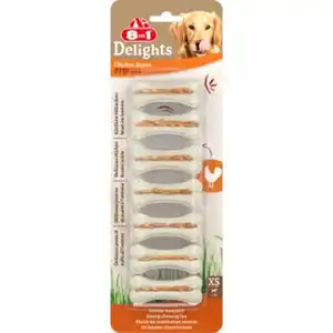 8in1 Delights Strong Kauknochen Kiefertraining XS 7 Stück