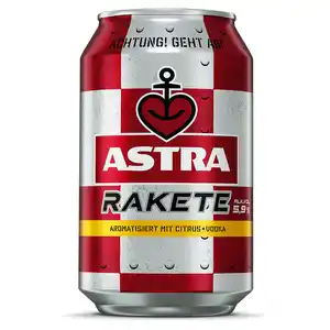 ASTRA, Dose 330ml, Rakete