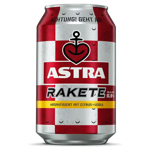 Bild 1 von ASTRA, Dose 330ml, Rakete