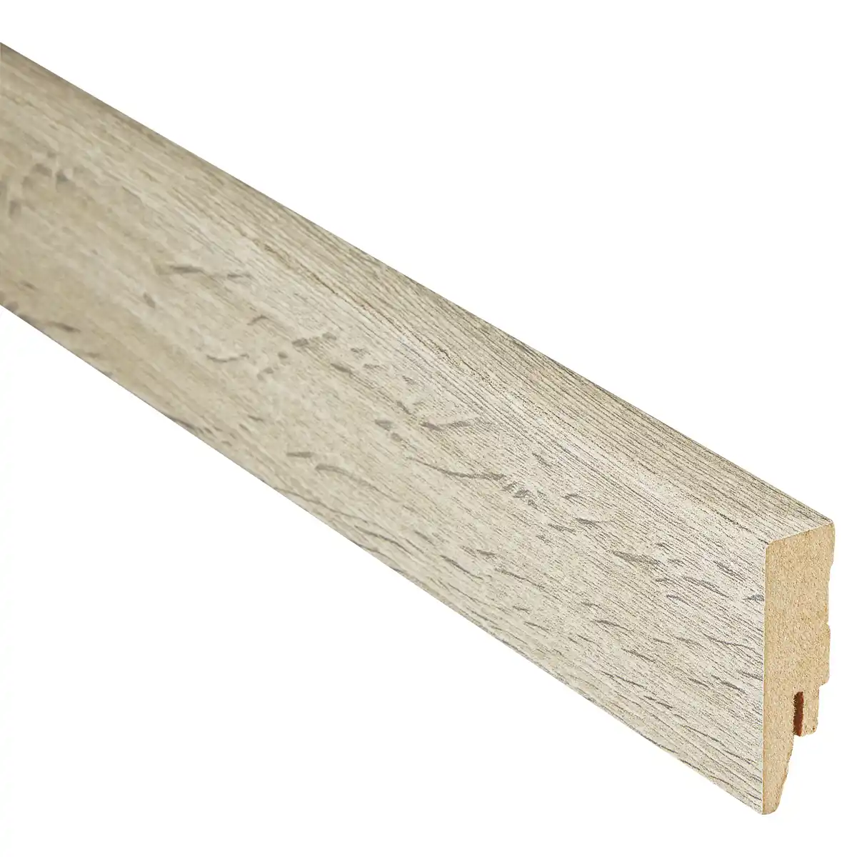 Bild 1 von Kosche Clip-Sockelleiste gerade 2400 x 58 x 16 mm Schlosseiche