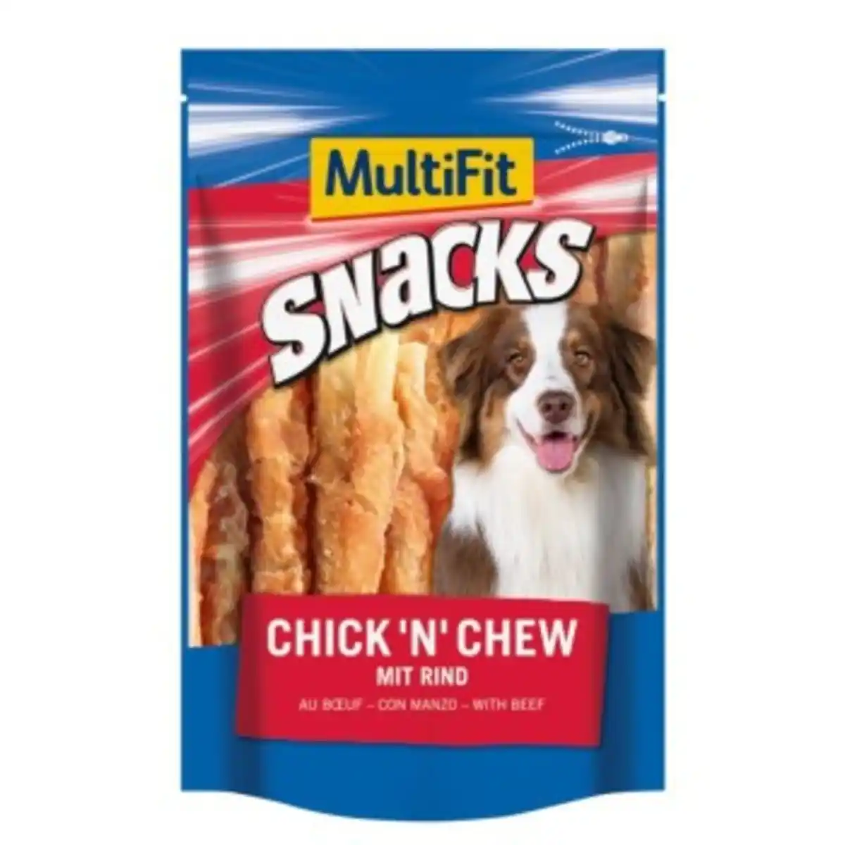 Bild 1 von MultiFit Snacks Chick 'n' Chew mit Rind 2x100 g