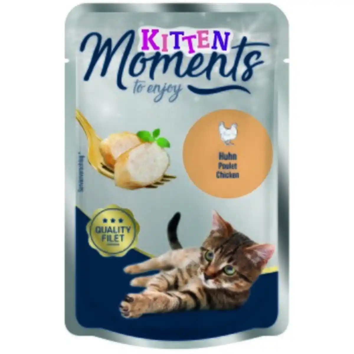 Bild 1 von MOMENTS Kitten Huhn, Filet 12x70 g