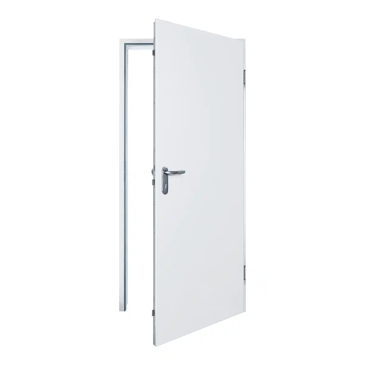 Bild 1 von Hörmann Sicherheits-Nebeneingangstür 'KSI 40' weiß 87,5 x 200 cm, rechts