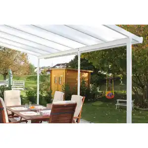Gutta Terrassenüberdachung 'Typ B' 426 x 306 cm weiß