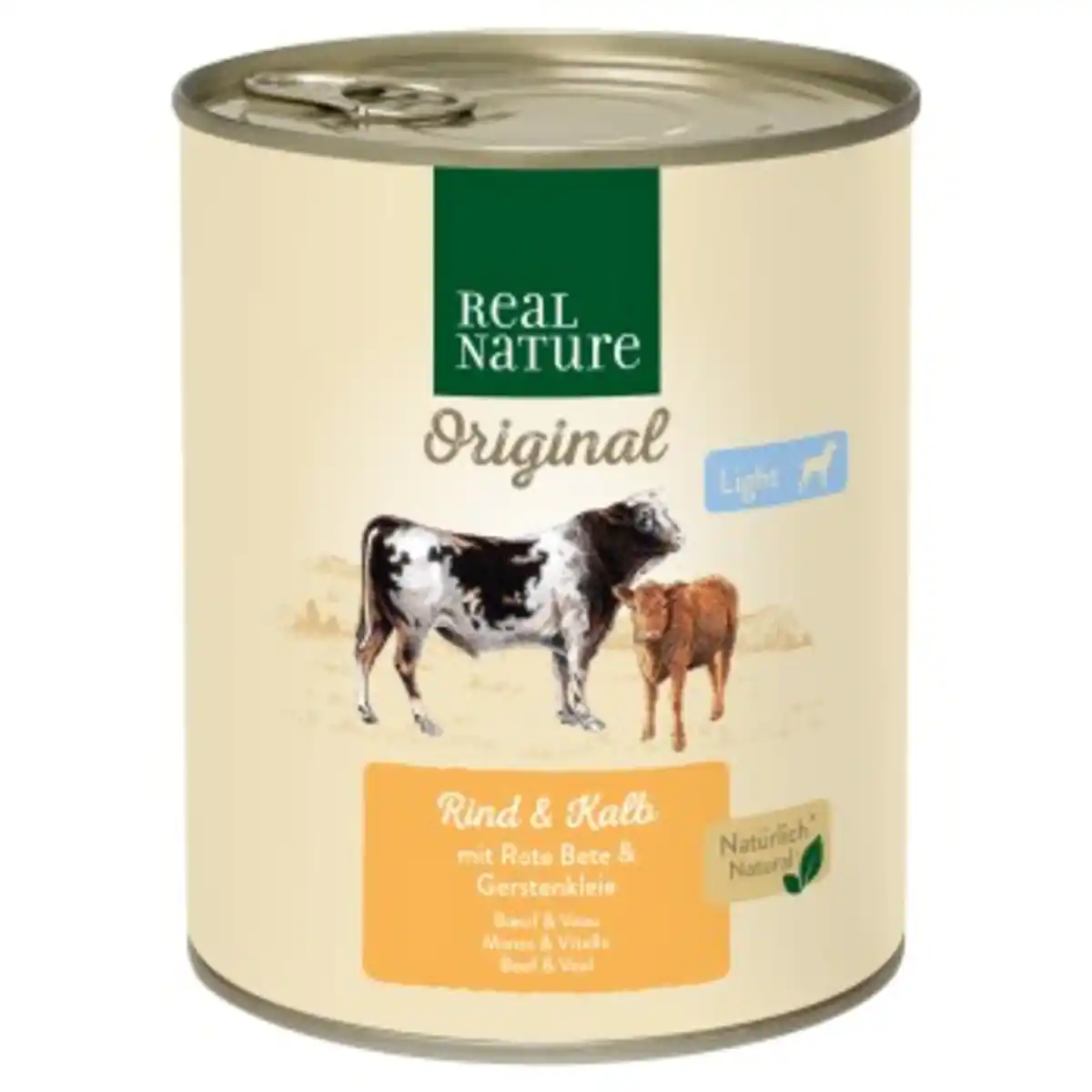 Bild 1 von REAL NATURE Original Light Nassfutter für Hunde Rind und Kalb 6x800 g