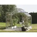 Bild 1 von Vitavia Gewächshaus 'Diana 5000' 254,4 x 254 cm mit 3 mm Sicherheitsglas aluminiumfarben