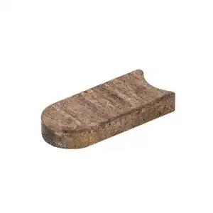 Diephaus Raseneinfassung ' T-Curb Snake' muschelkalkfarben 12 x 24 x 4 cm